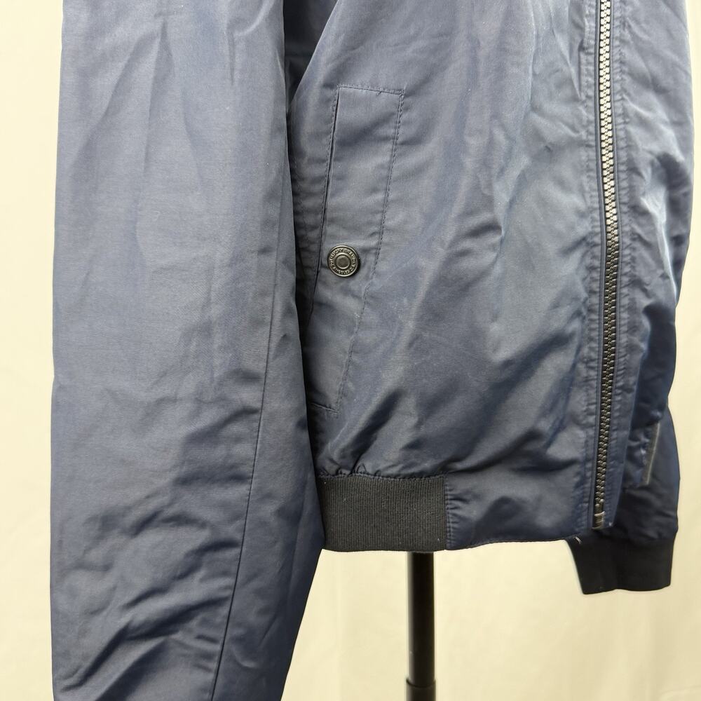 Lucky Brand Men’s Lightweight Bomber Jacket Navy Mesh Lined Size Medium - Picture 6 of 9